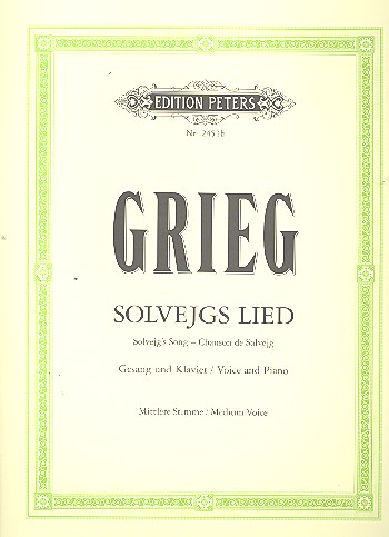 SOLVEIGS LIED (PEER GYNT) OP 55/4
