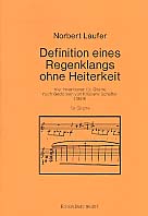 Definition eines Regenklangs ohne Heiterkeit