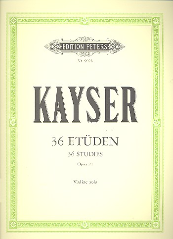 36 ETUEDEN OP 20