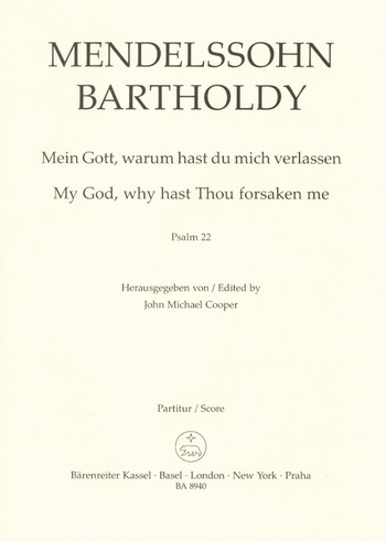 Mein Gott Warum Hast Du Mich Verlassen (Psalm 22)