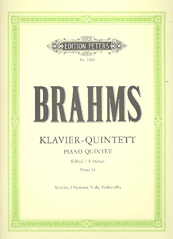 Quintett F-Moll Op 34