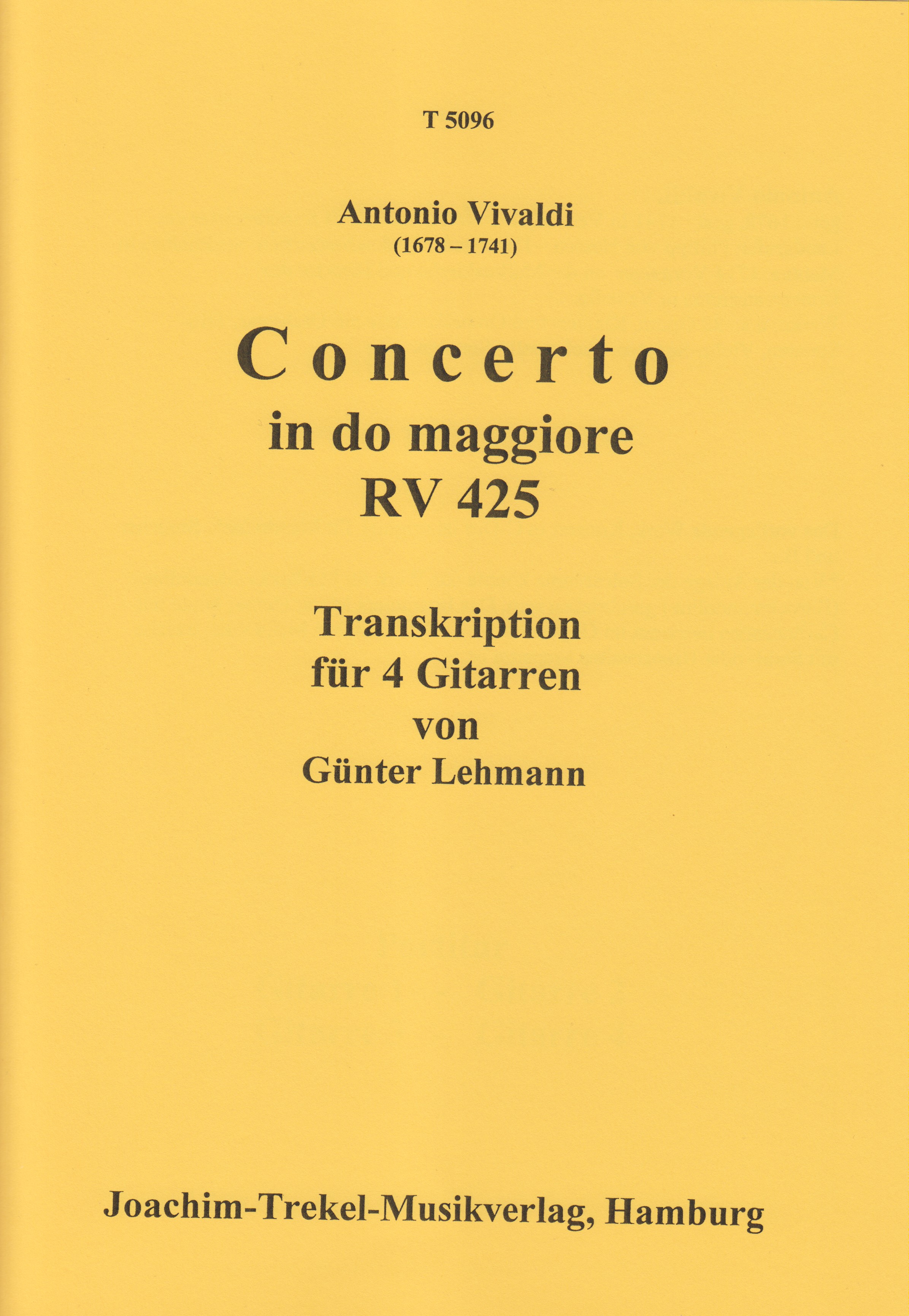 Concerto in do maggiore RV 425