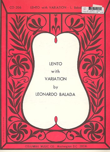 Lento with Variations