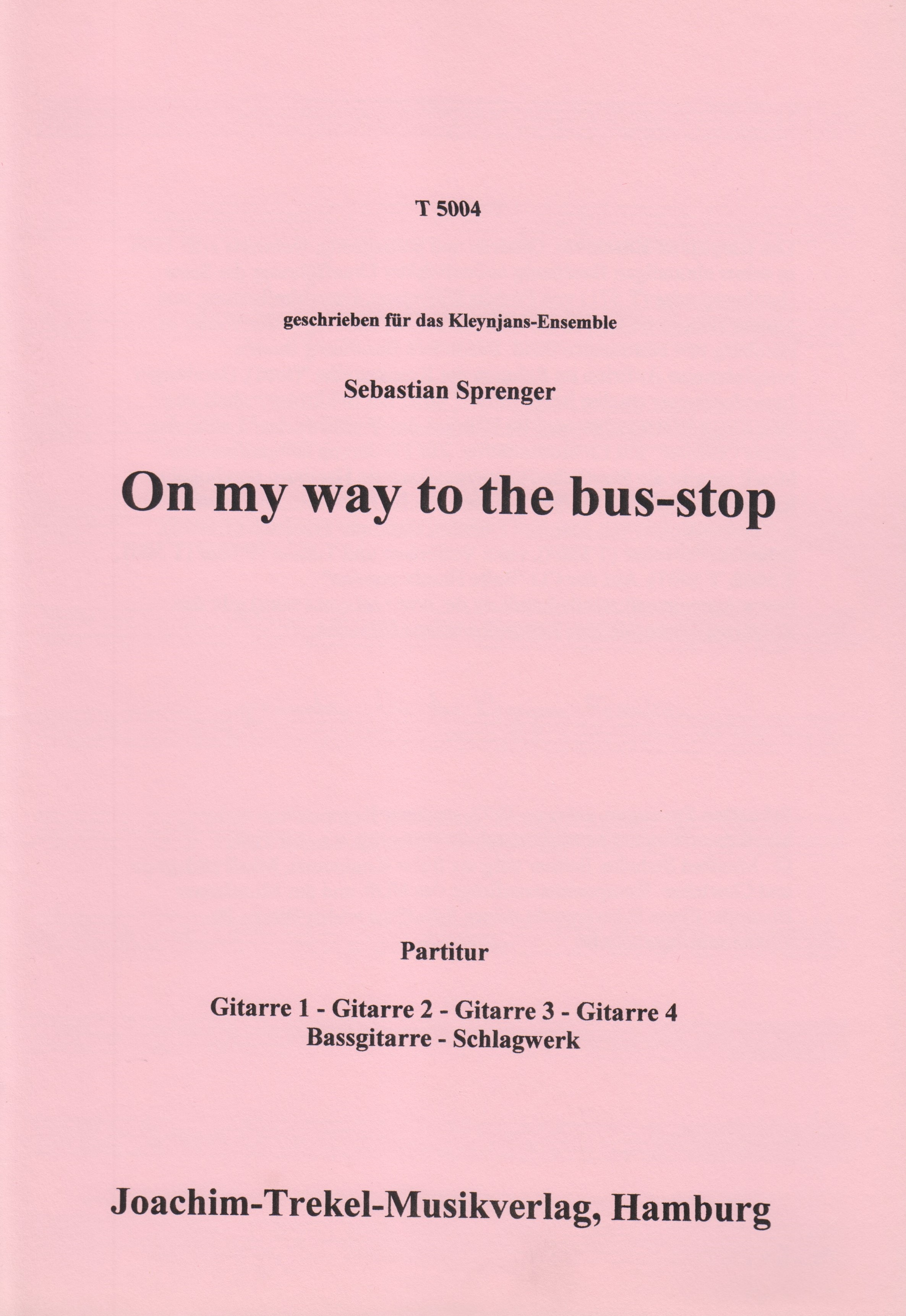 On my way to the bus-stop